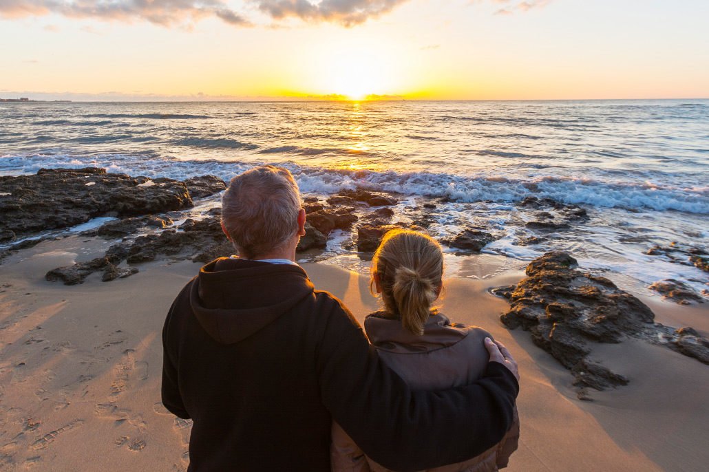An Image of a Retired Couple On The Beach Put On By Secure Money Advisors In Pittsburgh