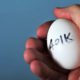An Image of Someone Holding an Egg With 401 (k) Written Put On By Secure Money Advisors In Pittsburgh