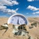 An Image of a Clock and One Hundred Dollar Bills Buried In The Sand Put On By Secure Money Advisors In Pittsburgh