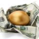 An Image of a Nest Built Out of One Hundred Dollar Bills and a Golden Egg Resting On Top Put On By Secure Money Advisors In Pittsburgh