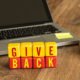 An Image of a Give Back Word Blocks to Represent Payouts Increase for Charitable Gift Annuities Put On By Secure Money Advisors In Pittsburgh