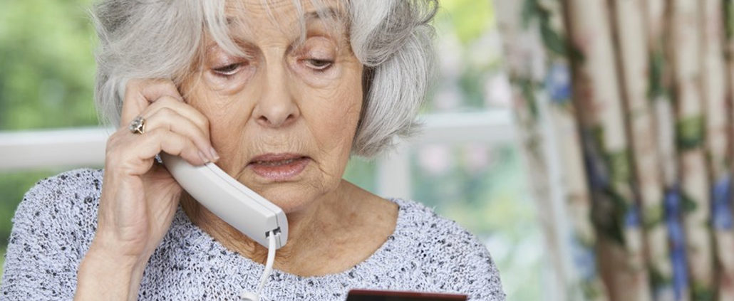An Image Of A Women On The Phone About Senior Fraud Put On By Secure Money Advisors In Pittsburgh
